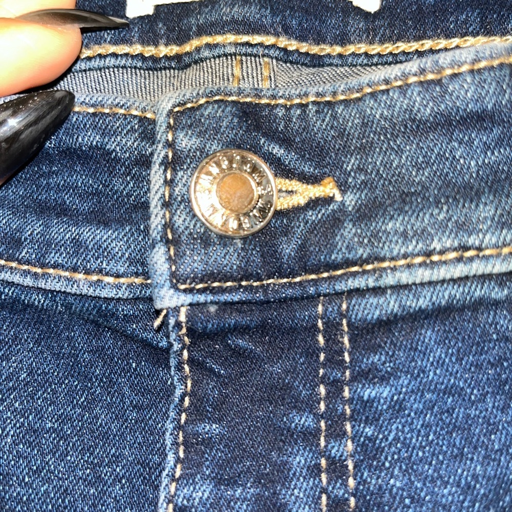 Mango Dark Blue Straight-Leg Jeans - Picture 3 of 16